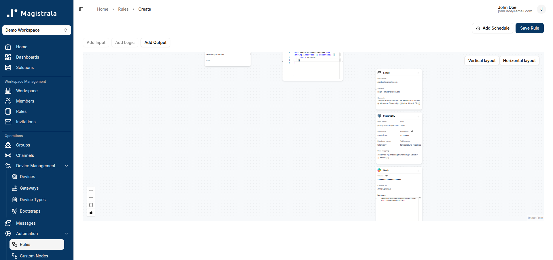 go editor node